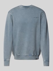 Sweatshirt mit Label-Stitching Modell 'PLENTYWOOD' von Dickies Blau - 12