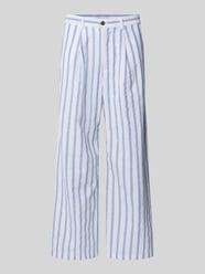 Stoffhose mit Streifenmuster und Gesäßtaschen von PROHIBITED - 48