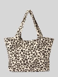 Tote Bag aus reiner Baumwolle mit Allover-Motiv-Print von MSCH Copenhagen Beige - 23