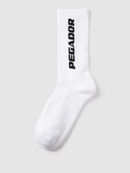 Socken mit Label-Print von Pegador Weiß - 45