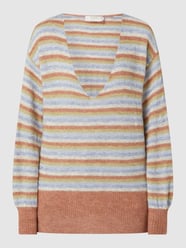 Pullover met streepmotief, model 'Merle' van Cream Bruin - 44