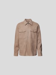 Jacke aus reinem Ziegenleder von Arma Beige - 13