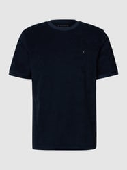 T-Shirt mit Logo-Stitching von Tommy Hilfiger Blau - 41