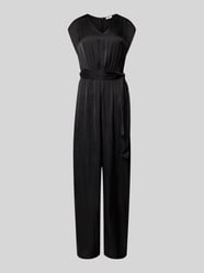 regular fit jumpsuit met tailleriem om te strikken van s.Oliver RED LABEL - 37