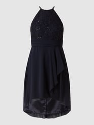 Cocktailkleid aus Spitze und Chiffon  von Jake*s Cocktail Blau - 47