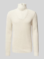 Gebreide pullover met ribboorden van RAGMAN - 38