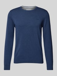 Sweter z dzianiny z prążkowanymi wykończeniami od s.Oliver RED LABEL - 35