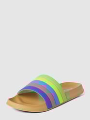 Slides im Colour-Blocking-Design Modell 'STRIPE' von Happy Socks Beige - 24