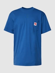 T-Shirt aus Baumwolle mit Label-Detail von Carhartt Work In Progress Blau - 13