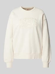 Sweatshirt mit Label-Stitching von Levi's® Beige - 40