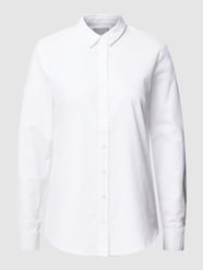 Overhemdblouse met stretch van Fransa Wit - 40