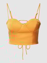 Crop Top mit vorgeformten Cups von Gina Tricot Orange - 8