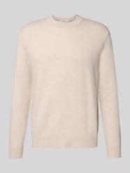 Regular fit gebreide pullover van zuivere merinowol, model 'TRAY' van SELECTED HOMME - 28