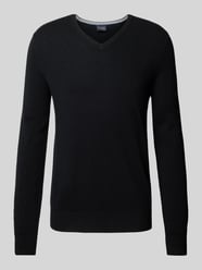 Gebreide pullover met ribboorden van Christian Berg Men - 5