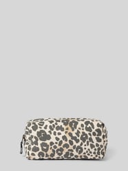 Kosmetiktasche mit Animal-Print von STUDIO NOOS Beige - 7