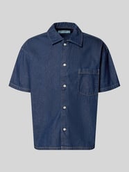 Modern Fit Jeanshemd mit Brusttasche Modell 'AUSTIN' von JACK & JONES - 43