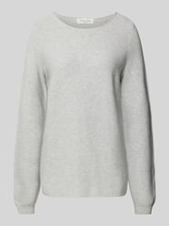 Gebreide pullover met ronde hals van Christian Berg Woman Grijs / zwart - 14