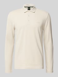 Regular fit poloshirt van puur katoen, model 'PLISY' van BOSS Green Beige - 24