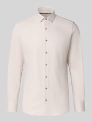 Slim Fit Business-Hemd mit Kentkragen von OLYMP Level 5 Beige - 17