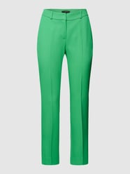 Stoffhose mit Bügelfalten von comma Grün - 33