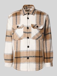 Regular fit overhemdjack met kentkraag, model 'Rian' van Redefined Rebel Beige - 19