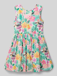 Kleid im Allover-Look mit Rundhalsausschnitt von DANAMADE - 45
