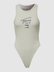 Body in Ripp-Optik von Tommy Jeans Grün - 7