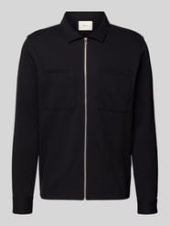 Regular fit sweatjack van katoenmix, model 'JACKIE' van SELECTED HOMME - 6