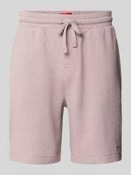 Regular Fit Sweatshorts aus Baumwoll-Mix Modell 'AUSTIN' von HUGO Pink - 3