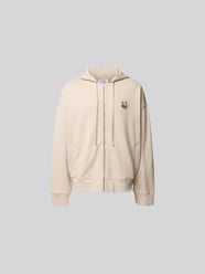 Oversized Sweatjacke mit Eingrifftaschen von MAISON KITSUNÉ Beige - 9