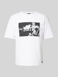 T-shirt z nadrukiem z logo od Review X MATW - 8