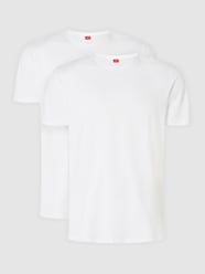 T-Shirt mit Stretch-Anteil im 2er-Pack von s.Oliver RED LABEL Weiß - 42