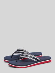 Teenslippers met merkdetails van Tommy Hilfiger - 10