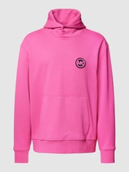 Hoodie mit Label-Detail Modell 'VICTORY' von Michael Kors Rosa - 2