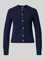 Gebreid jack van een mix van linnen en kasjmier met kabelpatroon van Polo Ralph Lauren - 6