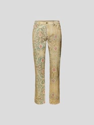 Bootcut Jeans mit Allover-Muster von Etro Beige - 28