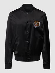 Bomberka z wyhaftowanym motywem model ‘BLOUSON’ od THE KOOPLES Czarny - 3