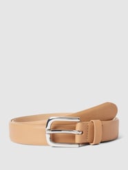 Leren ceintuur met doornsluiting van Weinmann Beige - 38