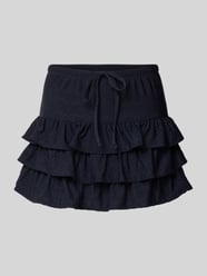 Leicht ausgestellter Mini-Skort mit Lochstickerei Modell 'SMILLA' von ONLY - 15