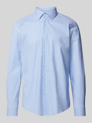 Regular Fit Business-Hemd mit Kentkragen Modell 'Joe' von BOSS Modern Fit Blau - 43