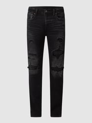 Skinny jeans met stretch van American Eagle Grijs / zwart - 5