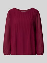 Langarmbluse aus Viskose-Mix Modell 'Eva' von ZABAIONE Bordeaux - 6