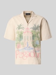 Relaxed Fit Freizeithemd mit Leinen-Anteil Modell 'Toledo' von PEGADOR - 11