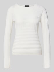 Strickpullover mit Strukturmuster von Emporio Armani - 10