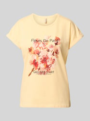 t-shirt z nadrukiem z motywem model 'RINA' od Soyaconcept - 47