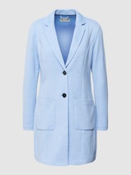 Longblazer mit Strukturmuster von Tom Tailor Blau - 18