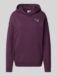 Oversized Hoodie mit Label-Stitching von Puma Lila - 28