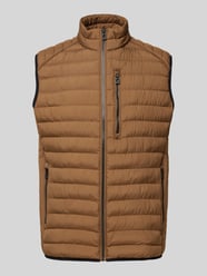 Bodywarmer met ritszakken, model 'Craig' van Brax Bruin - 39