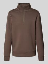 Sweatshirt mit Stehkragen Modell 'Sebastian' von Casual Friday Braun - 28