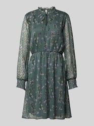 Sukienka mini z fakturowanym wzorem model ‘TESSA ELIZA’ od Only Zielony - 22